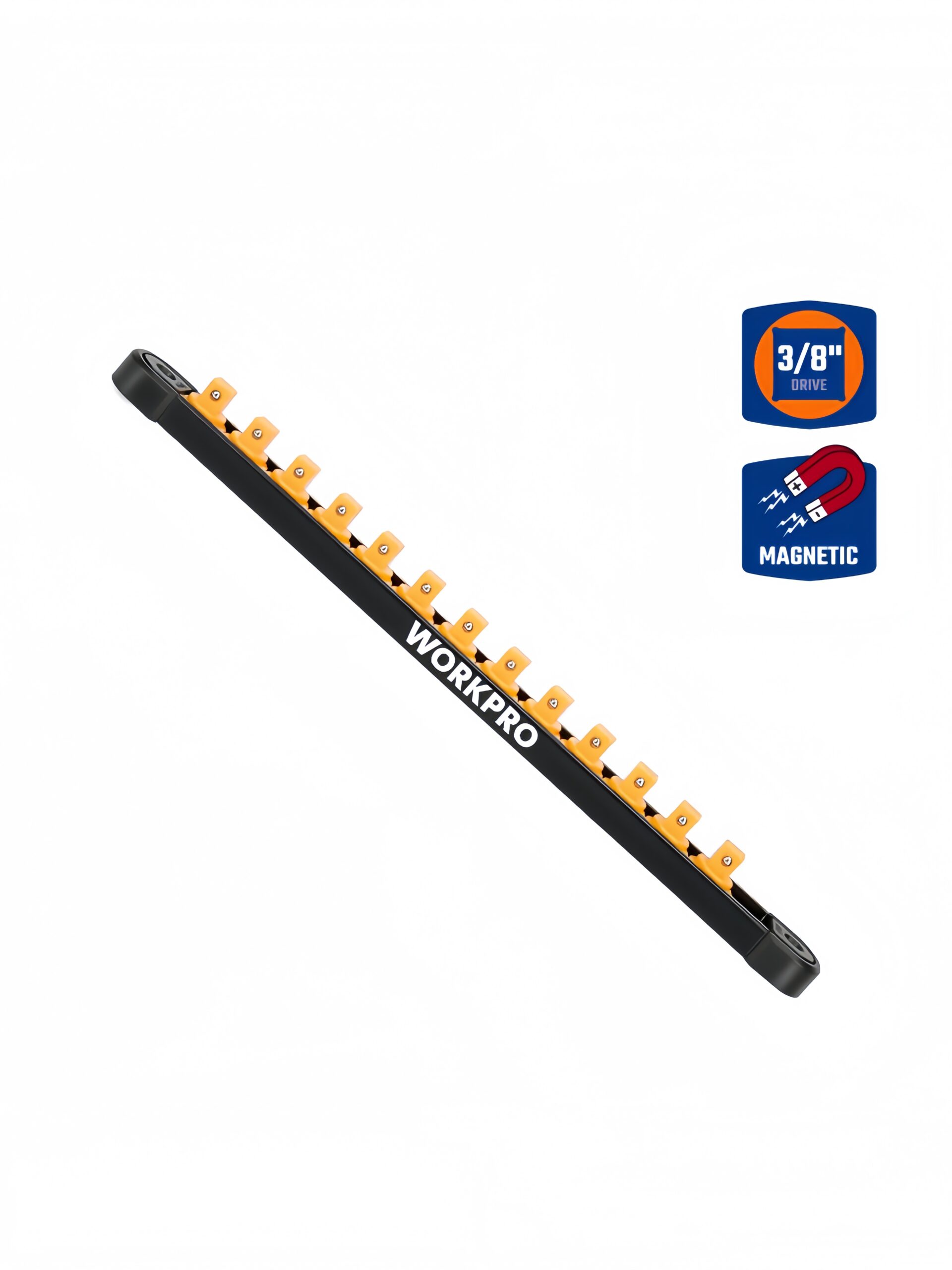 WORKPRO 3/8"DR MAGNETIC SOCKET RACK